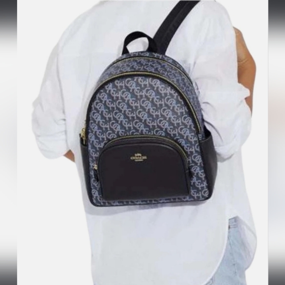 Coach Monogram Backpack Medium Size - Picture 4 of 16